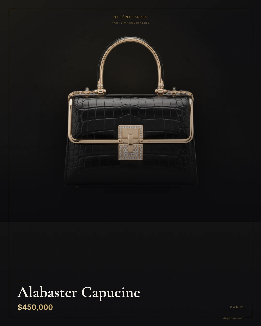 Hélène Paris Alabaster Capucine — $450,000