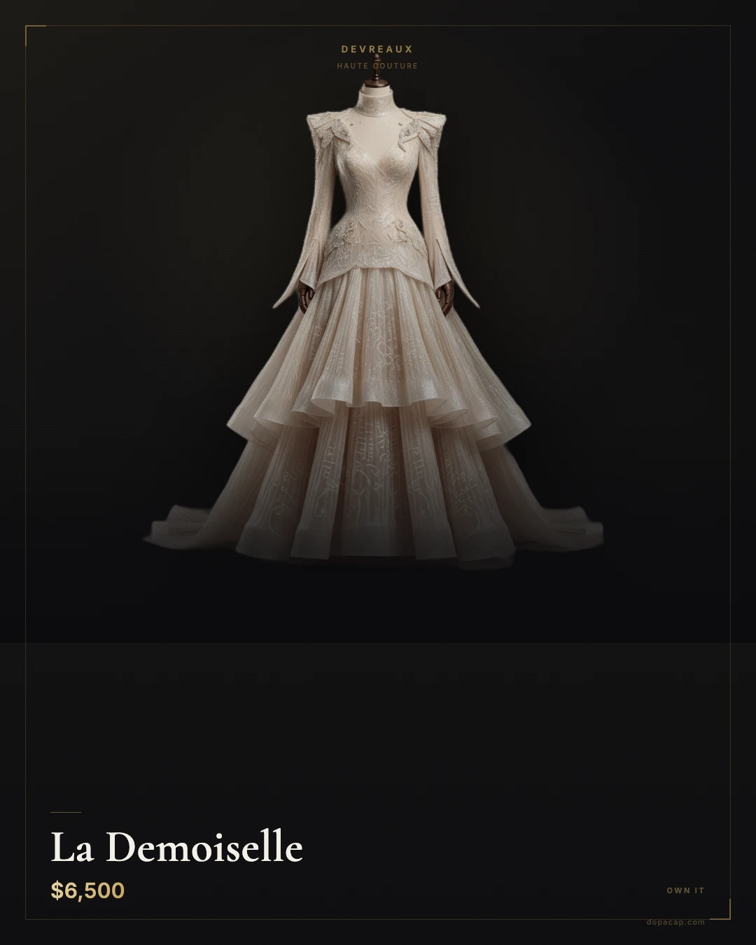 Devreaux La Demoiselle — $6,500
